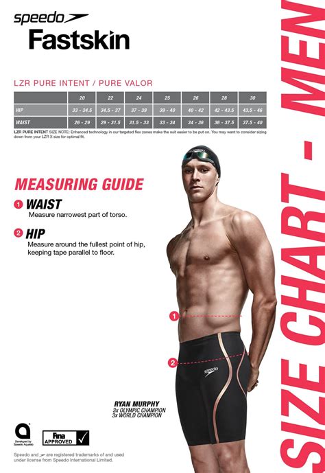 lzr pure intent|speedo pure intent size chart.